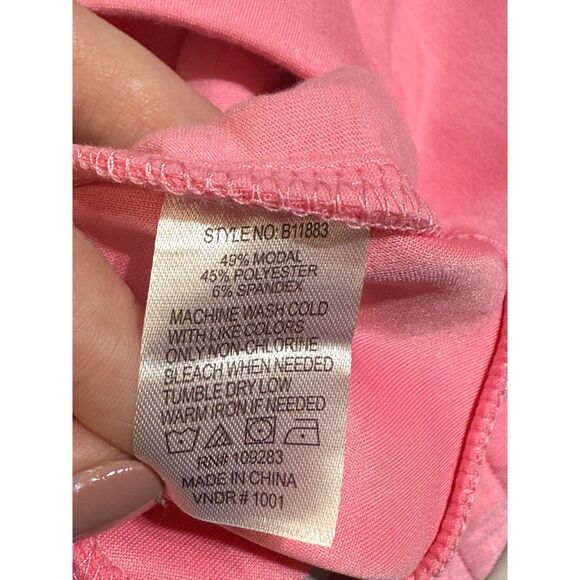 Vintage Havana Cloud Fleece Flare Pants Women’s Size Medium Coral Lounge Comfort - Picture 7 of 7